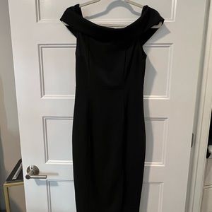 Windsor Formal Black Dress with Slit
